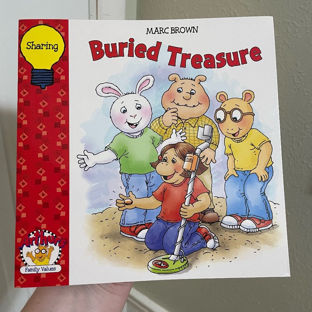 Arthur Book - Buried Treasure - By Marc Brown - MUST BE BUNDLED, MARKED DOWN